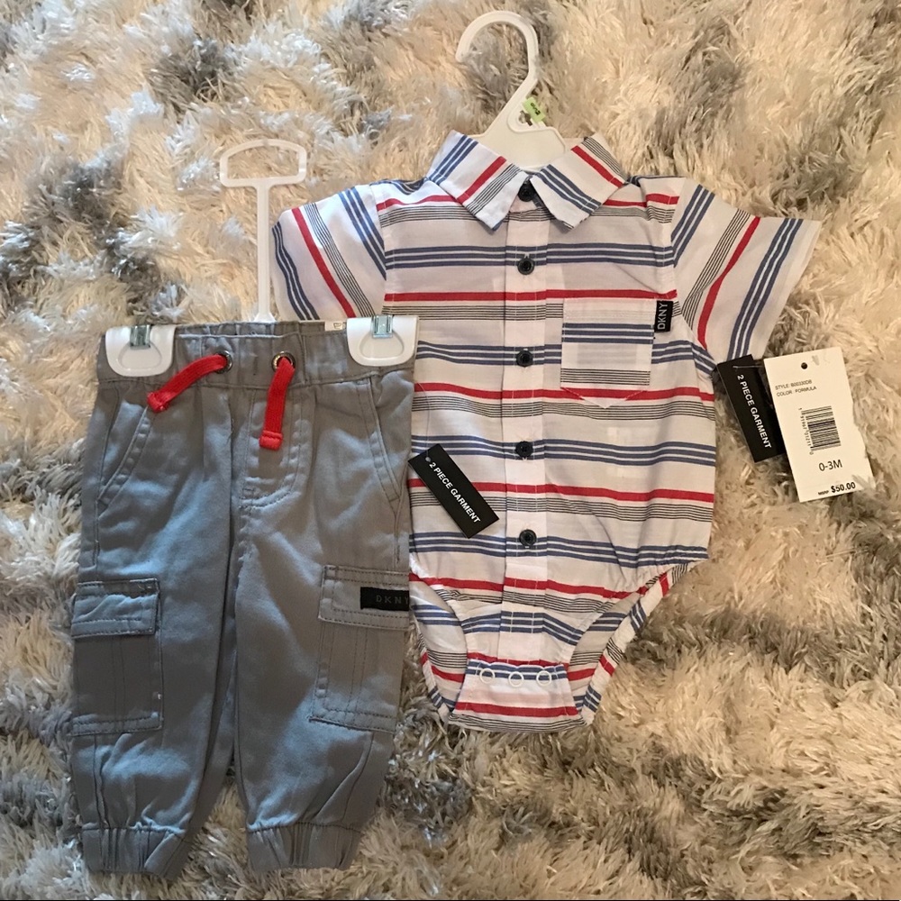 DKNY Baby Boy 2 Piece Set